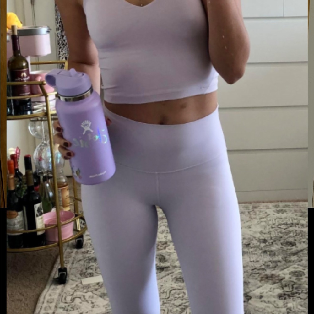 lululemon Align Shorts 8” Inseam in Lavender Dew